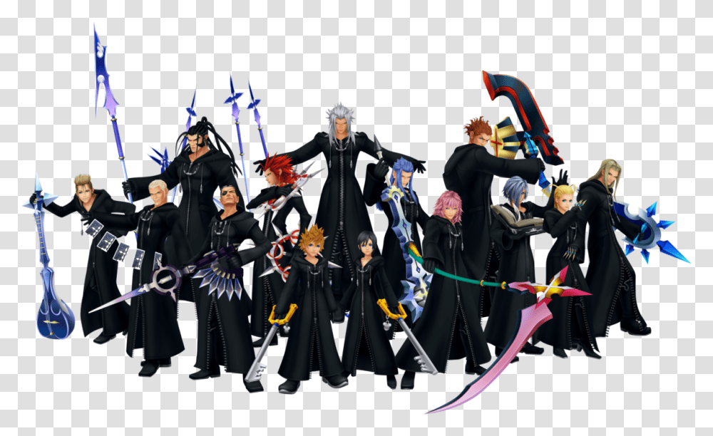 Organization Xiii, Person, Costume, Duel Transparent Png