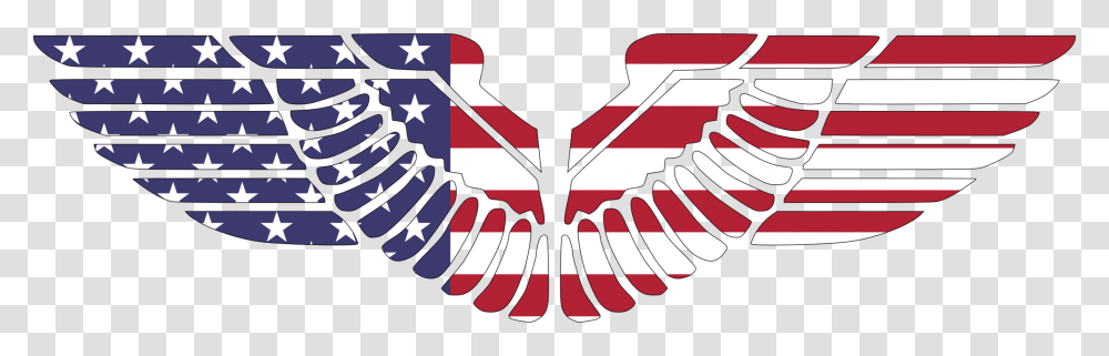 Organtextsymbol Eagle Logo American Flag, Label, Neck Transparent Png