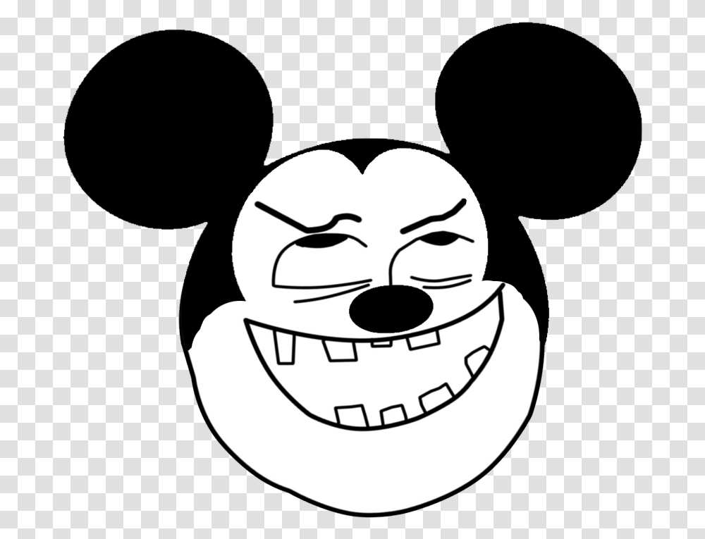 Orgasmo Mickey Mouse By Vigilantes15 Face Of Mickey Mouse, Label, Stencil, Food Transparent Png