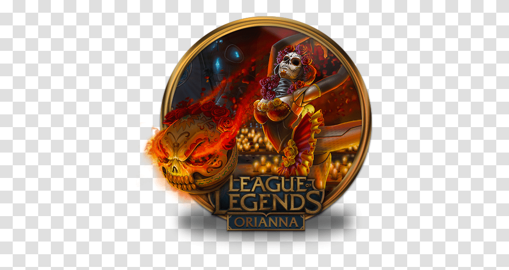 Orianna Free Icon Of League Legends Gold Border Icons Orianna Icons, Text, Bowl, World Of Warcraft Transparent Png