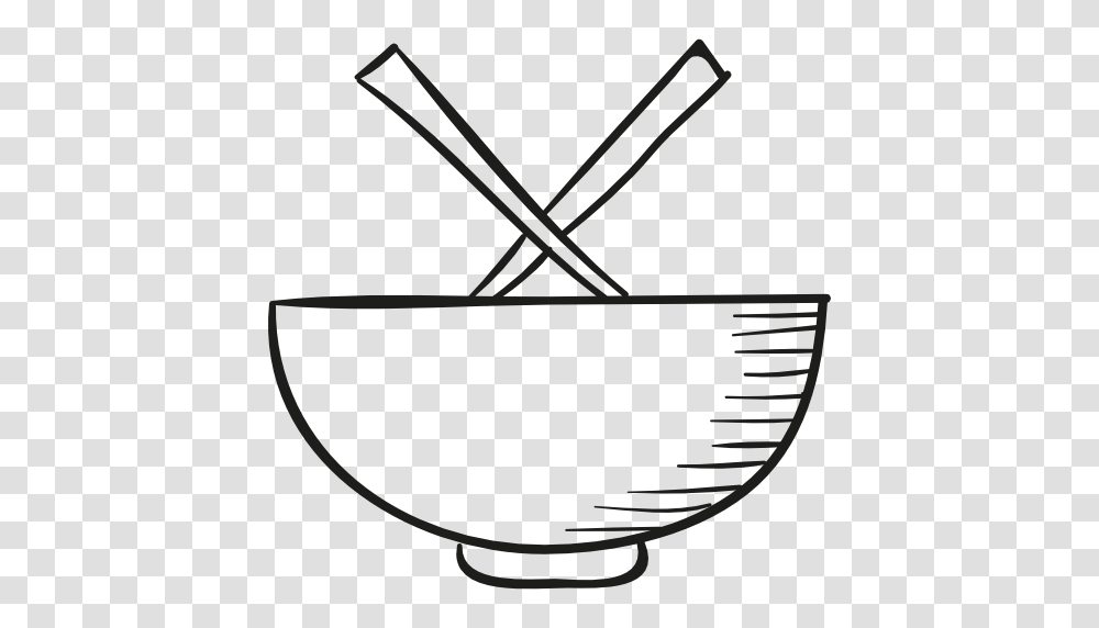 Oriental Chinese Food Asian Bowls Food Chopsticks Icon, Soup Bowl, Ashtray, Glass Transparent Png