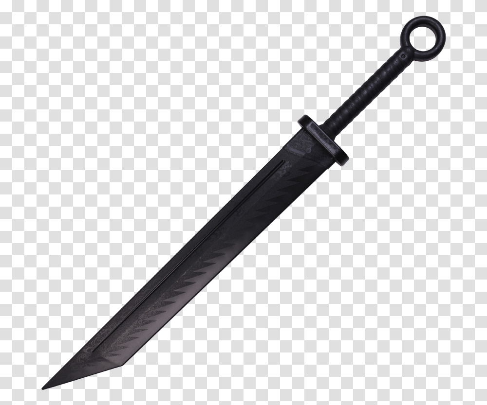 Oriental Cleaver Training Sword Pentel Black Pens, Blade, Weapon, Weaponry Transparent Png