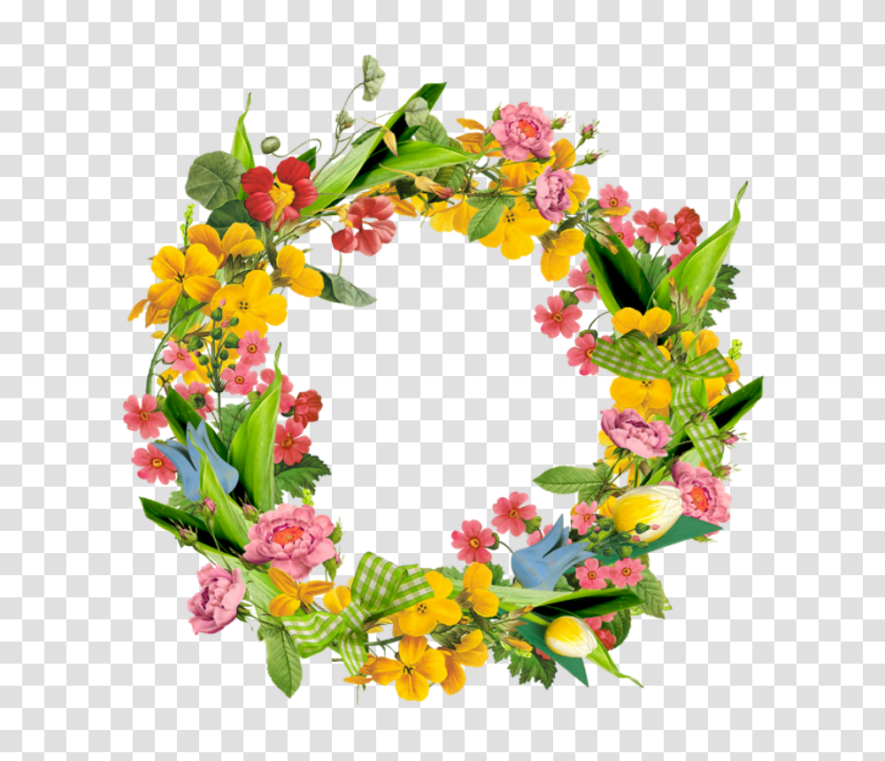 Orig Klipart Flowers, Floral Design, Pattern, Wreath Transparent Png