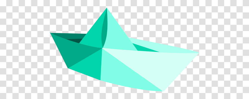 Origami Clipart Simple Boat, Triangle, Paper, Tape Transparent Png