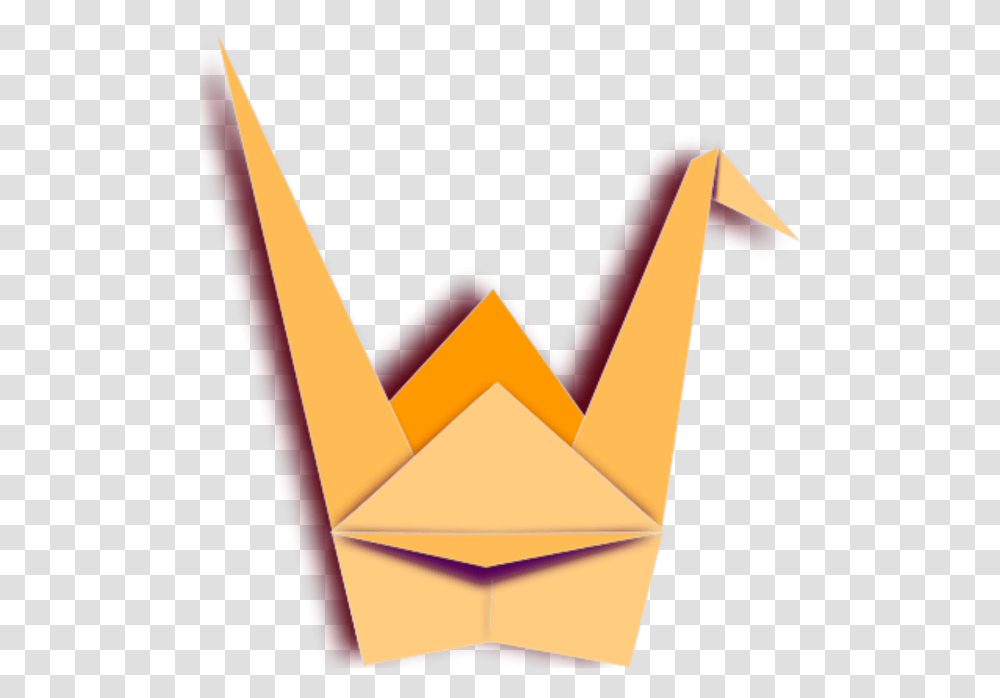Origami Crane Clip Art Free Image, Paper, Triangle, Envelope, Peel Transparent Png