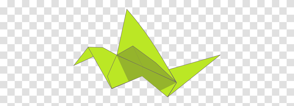 Origami Flying Bird Color Drawing, Triangle, Tent, Star Symbol Transparent Png