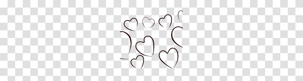 Origami Heart Black And White Row Of Hearts Clipart Black, Dynamite, Bomb, Weapon Transparent Png