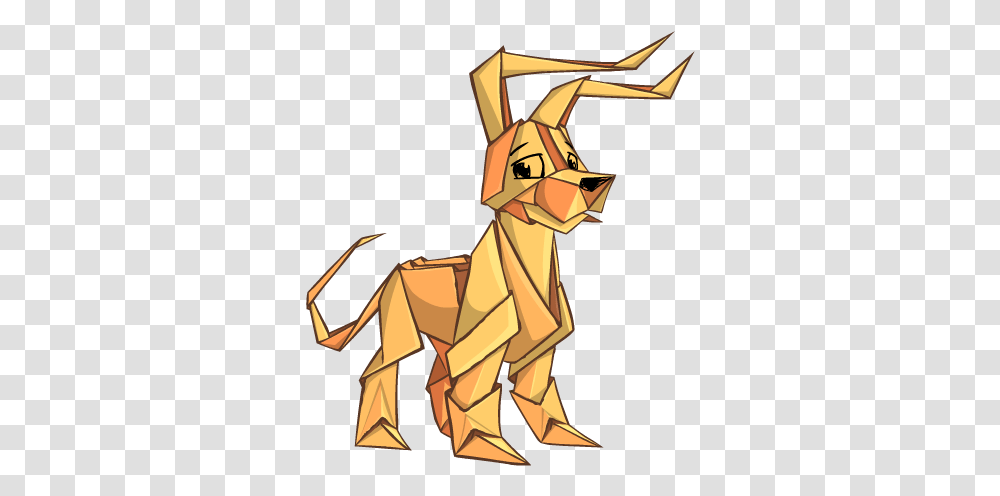 Origami Origami Paint Brush Neopets, Paper, Animal Transparent Png