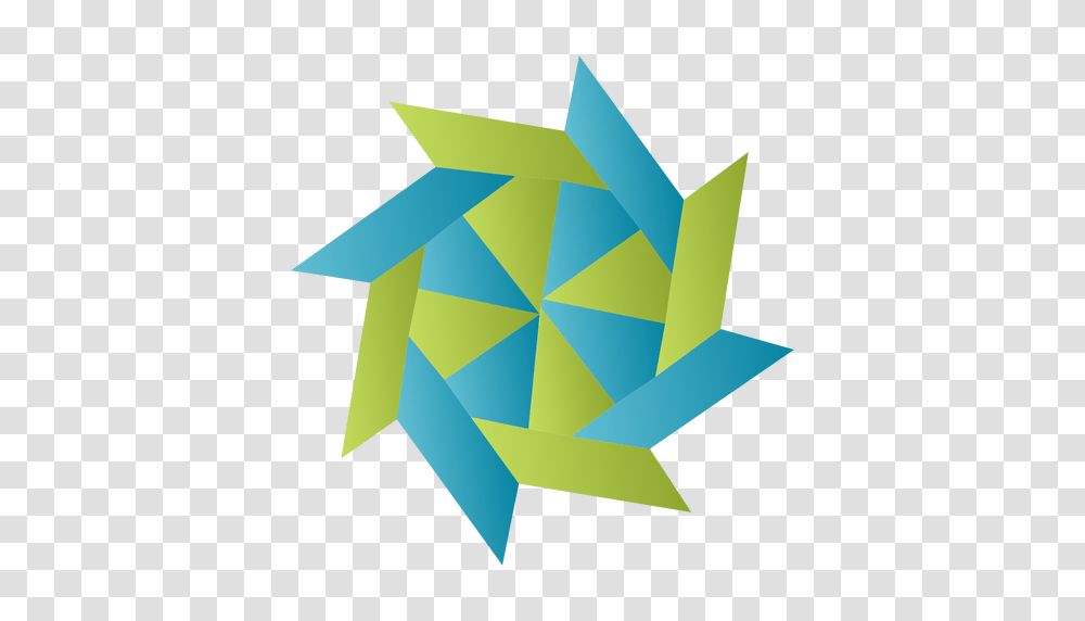 Origami Paper Ninja Star, Star Symbol Transparent Png