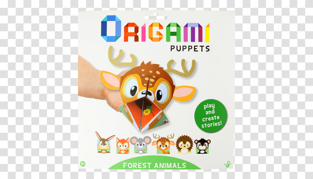 Origami Puppets Forest Animals, Advertisement, Poster, Flyer, Paper Transparent Png