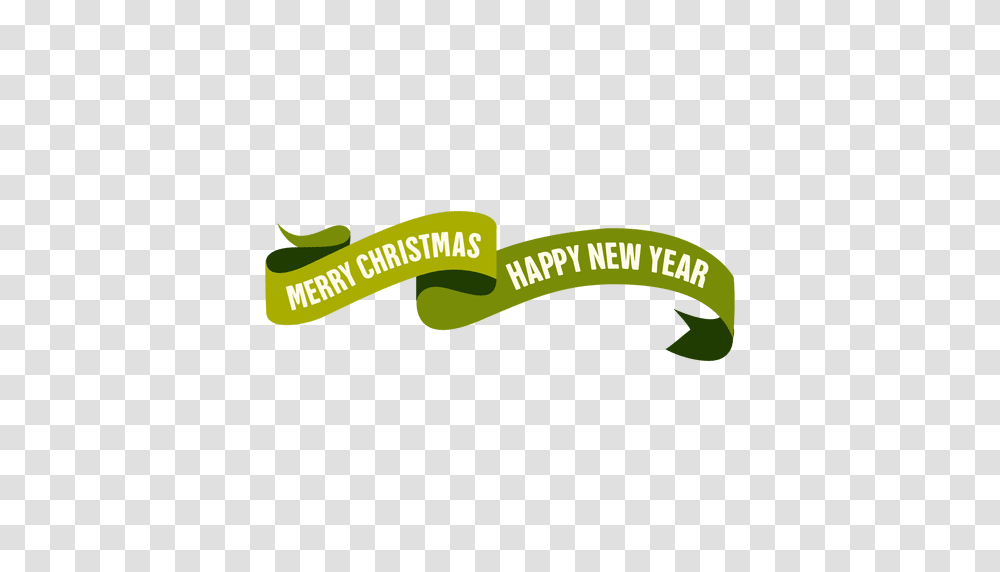 Origami Wavy Christmas New Year Ribbon Banner, Green, Outdoors Transparent Png