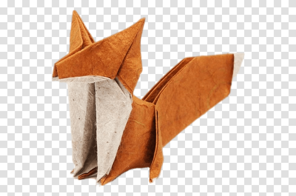 Origami Zorro Origami Fox, Paper Transparent Png