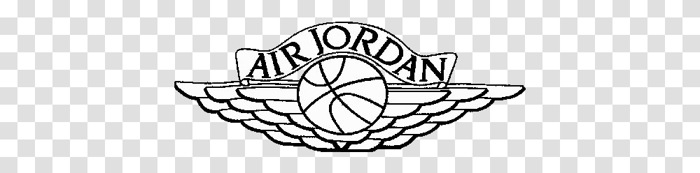 Original Air Jordan Logo, Trademark, Stencil, Pattern Transparent Png