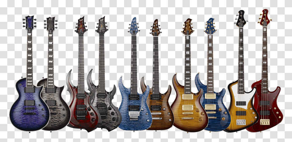 Original All Esp Guitar Models, Leisure Activities, Musical Instrument, Bass Guitar, Electric Guitar Transparent Png