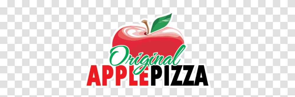 Original Apple Pizza Apple, Label, Text, Plant, Beverage Transparent Png