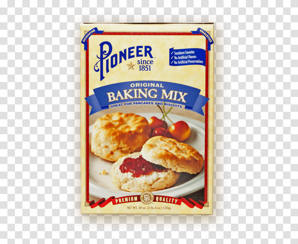 Original Baking Mix Pioneer Baking Mix, Bread, Food, Burger, Plant Transparent Png