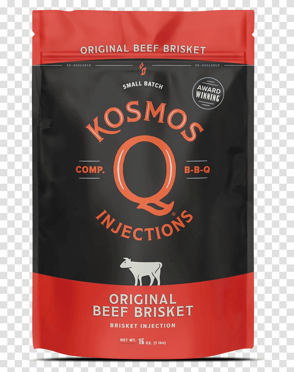 Original Beef Brisket Injection Front View Kosmo S Beef, Poster, Advertisement, Tin, Can Transparent Png