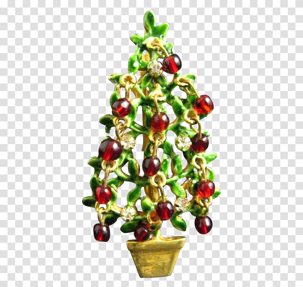 Original By Robert Red Glass Clear Rhinestone Topiary, Accessories, Accessory, Jewelry, Tree Transparent Png