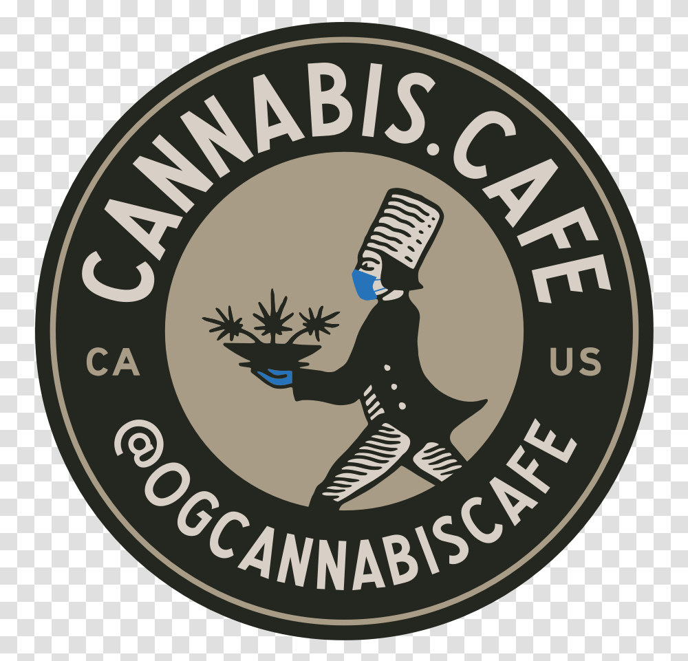 Original Cannabis Cafe Original Cannabis Cafe, Label, Text, Logo, Symbol Transparent Png