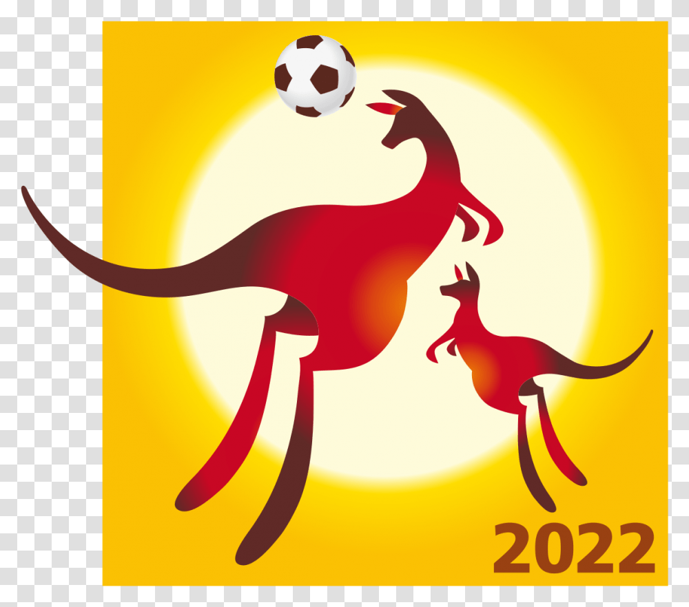 Original File Svg File Nominally 100 215 75 Pixels 2022 Fifa World Cup Logo, Bird, Animal, Kangaroo, Mammal Transparent Png