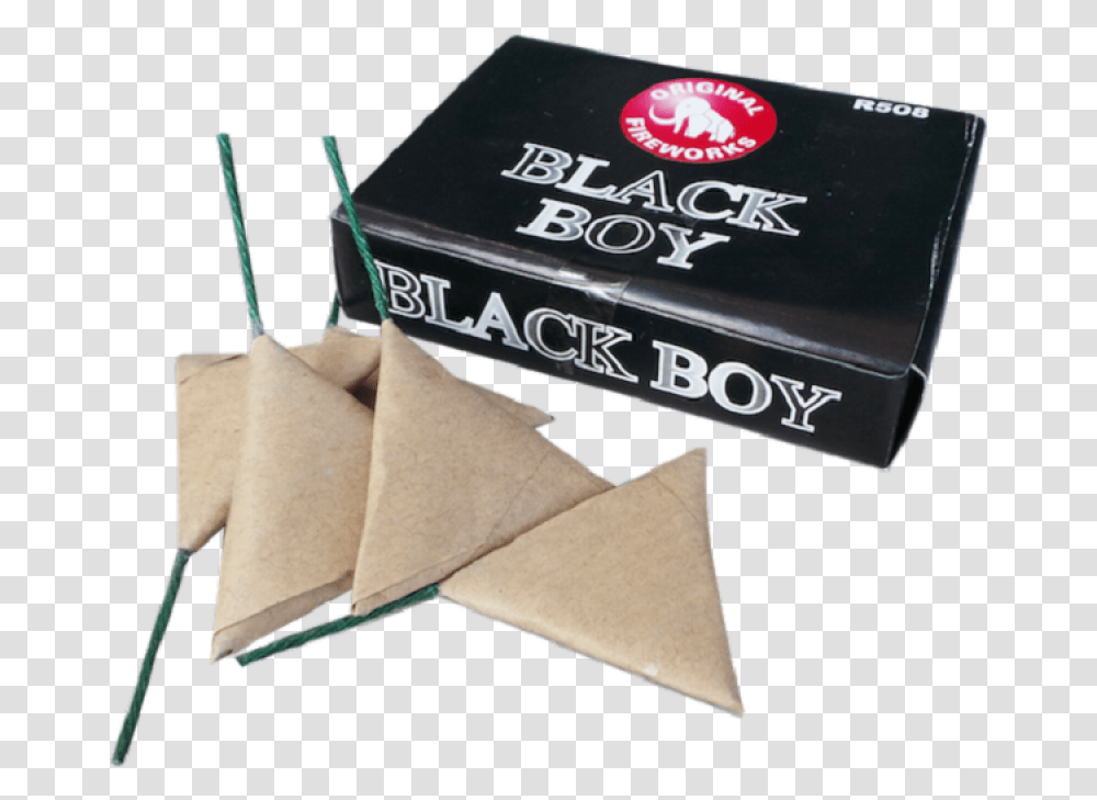Original Fireworks Triangle Cracker Black Boy Box, Bread, Food, Pancake, Tortilla Transparent Png