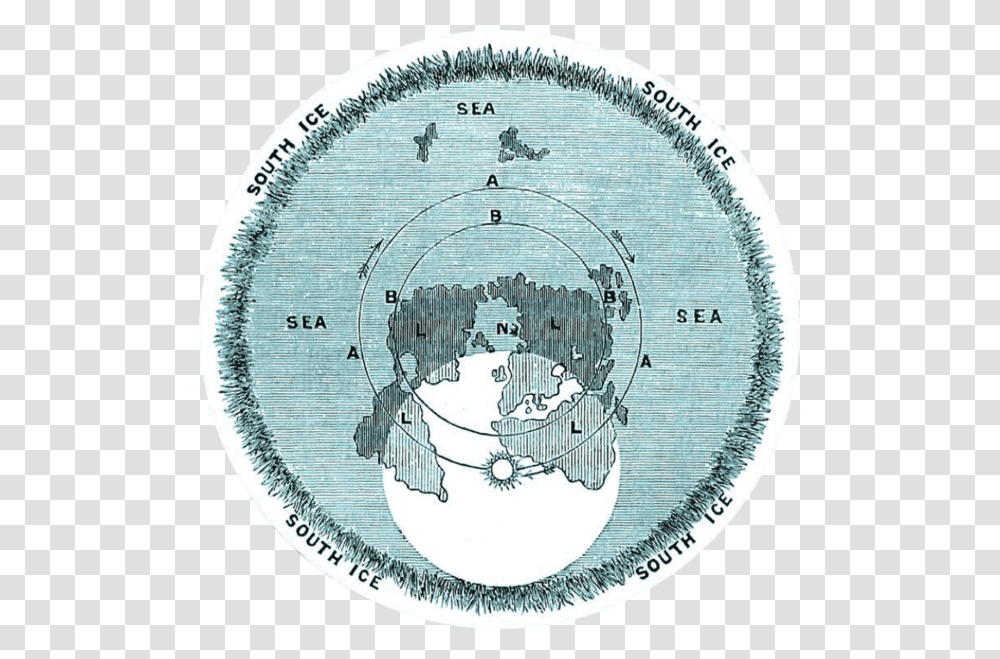 Original Flat Earth Map, Coin, Money, Rug Transparent Png