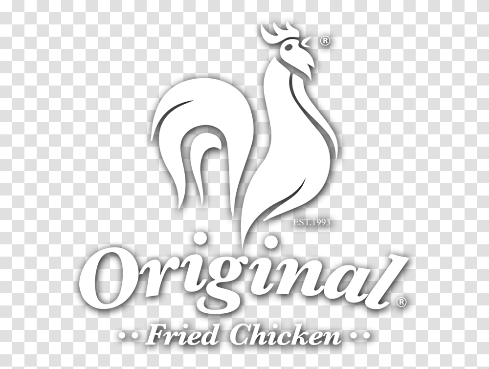 Original Fried Chicken Original Fried Chicken Logo, Text, Bird, Animal, Symbol Transparent Png