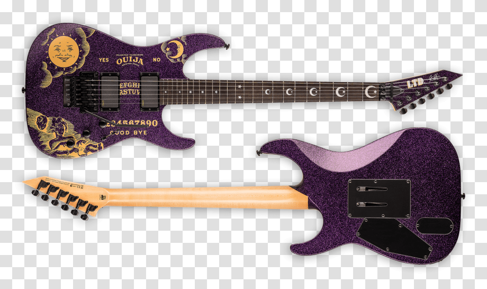 Original Kirk Hammett Ouija Sparkle, Guitar, Leisure Activities, Musical Instrument, Bass Guitar Transparent Png