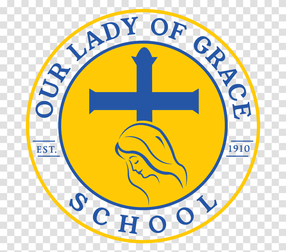 Original Logo Our Lady Of Grace Bulldogs Chicago, Label, Sticker Transparent Png