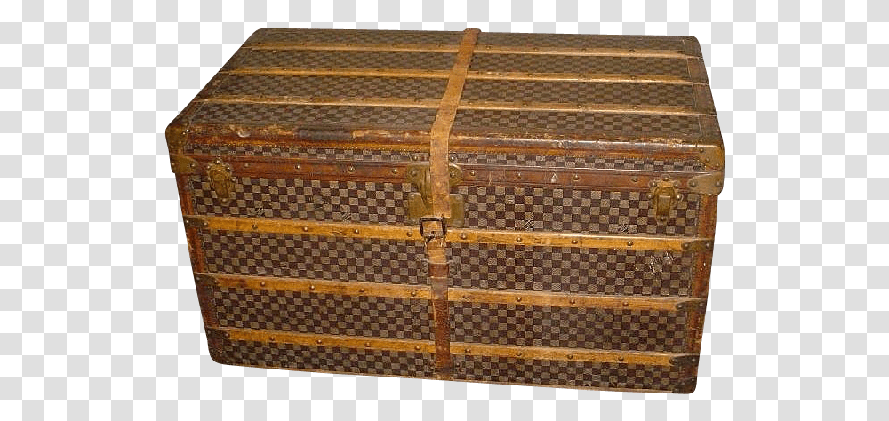 Original Louis Vuitton Trunk Antique, Treasure, Rug, Box, Luggage Transparent Png