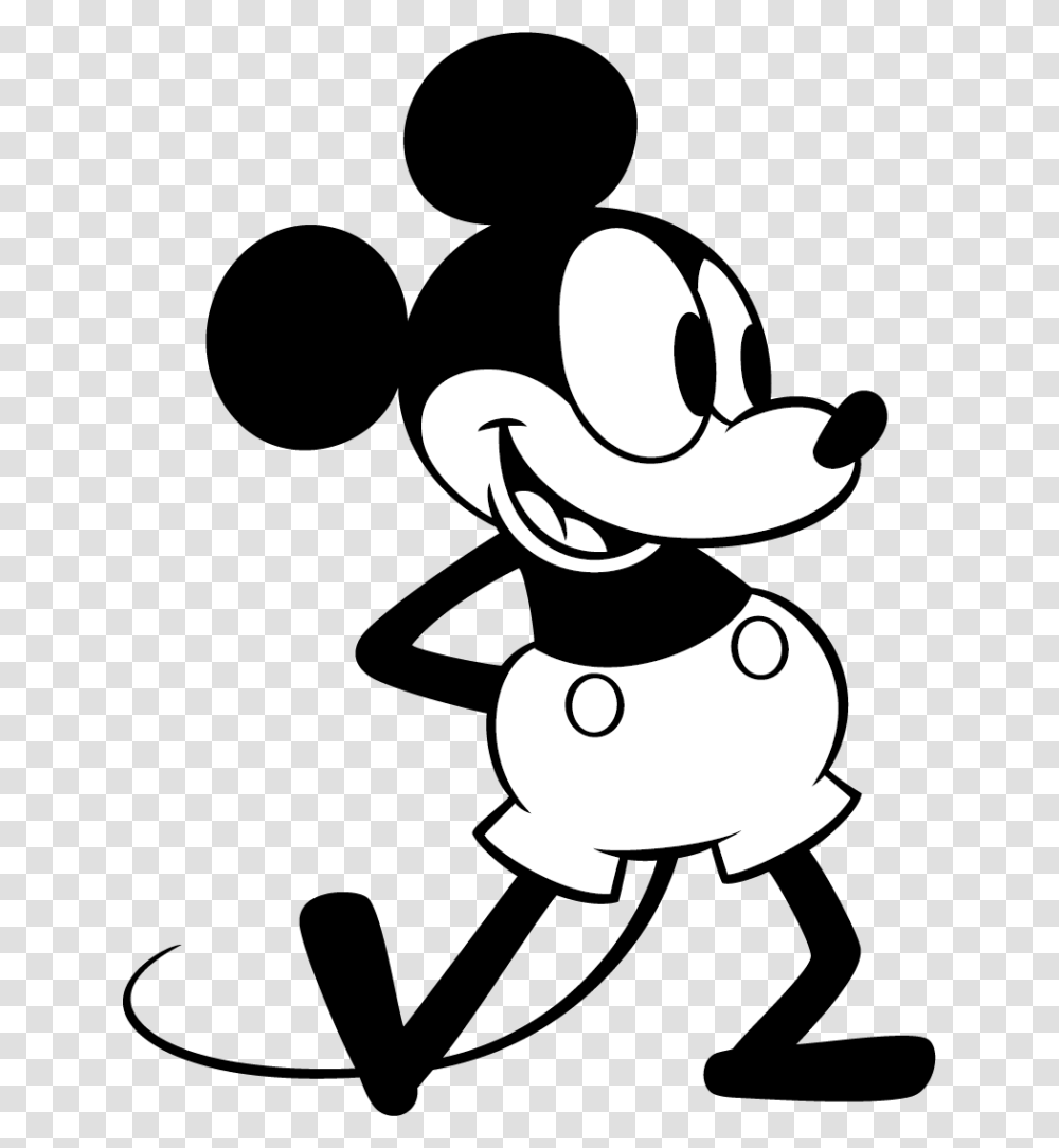 Original Mickey Mouse, Stencil, Label, Silhouette Transparent Png