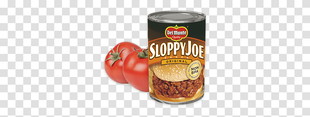 Original Sloppy Joe Sauce Baked Beans, Food, Burger, Canned Goods, Aluminium Transparent Png