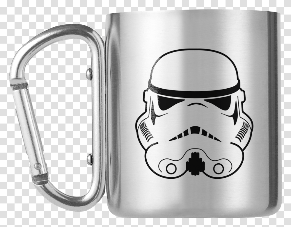 Original Stormtrooper Helmet Carabiner Mug, Stein, Jug, Coffee Cup Transparent Png