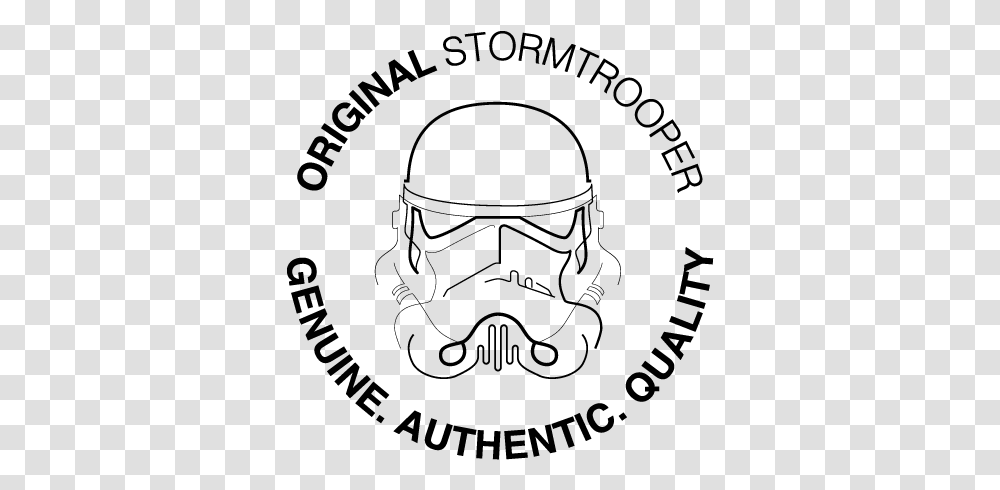 Original Stormtrooper Thumbs Up Logo Stormtrooper, Gray Transparent Png