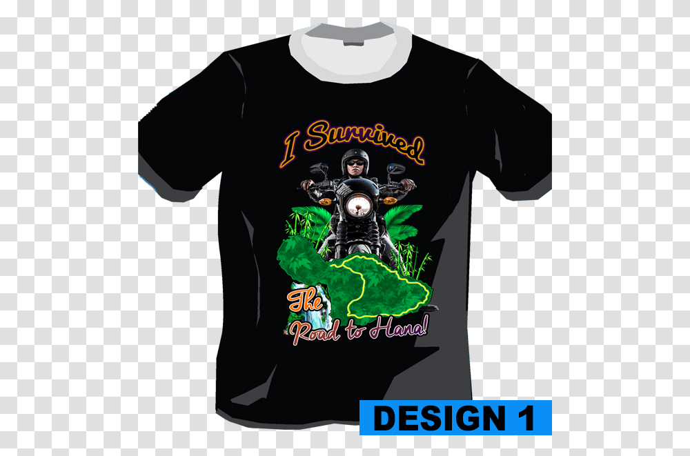 Original T Shirt From Maui Hd Motorcycle Tour, Clothing, Apparel, T-Shirt, Sleeve Transparent Png
