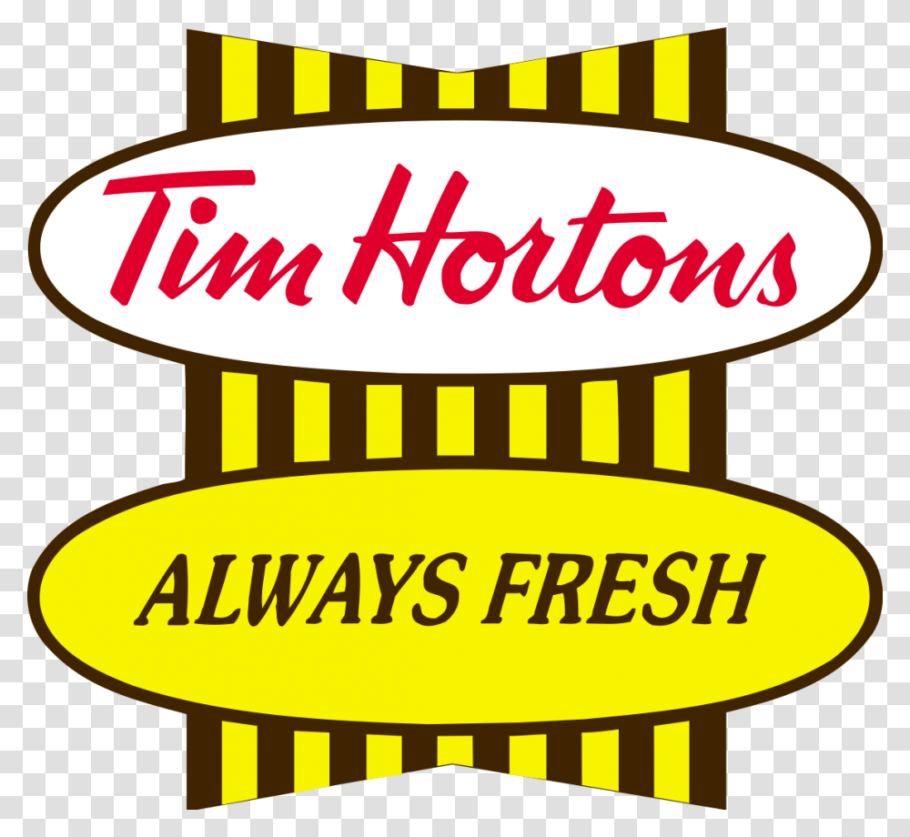 Original Tim Hortons Logo, Label, Lighting, Outdoors Transparent Png