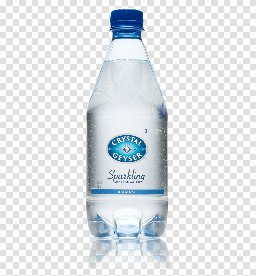 Original Unflavored Sparkling Water Crystal Geyser Sparkling Water, Bottle, Mineral Water, Beverage, Water Bottle Transparent Png