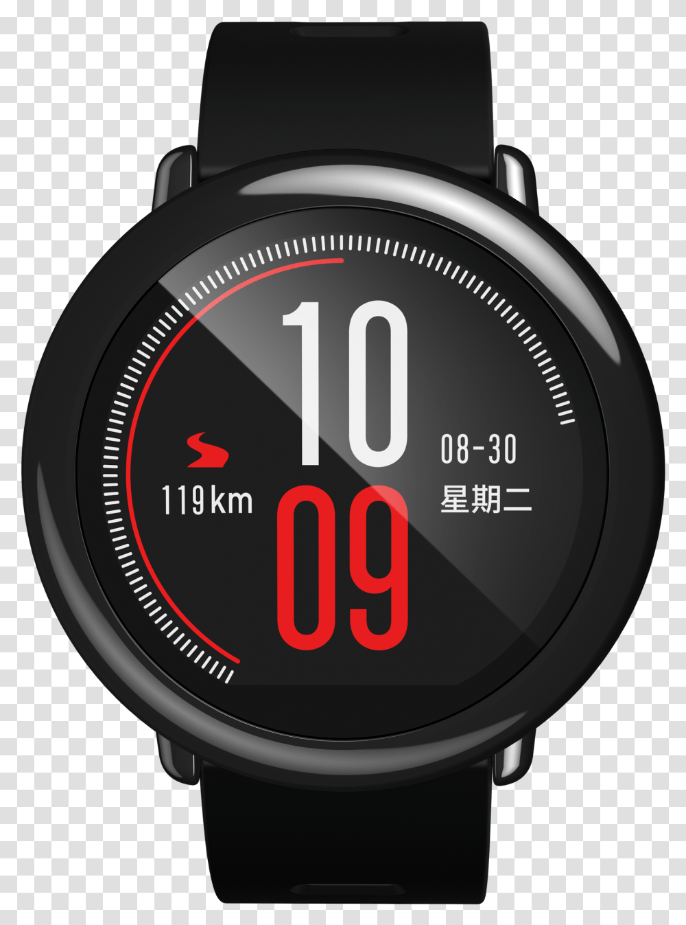 Original Xiaomi Huami Smart Watch Heart Rate Monitor, Wristwatch, Camera, Electronics, Clock Tower Transparent Png