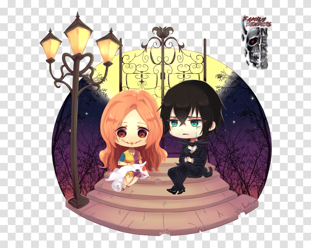 Orihime Inoue X Ulquiorra Schiffer Ulquihime Nightmare Before Christmas, Doll, Person, Art, Birthday Cake Transparent Png