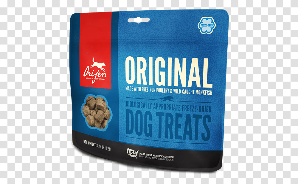 Orijen Dog Treats Original, Plant, Label, Food Transparent Png