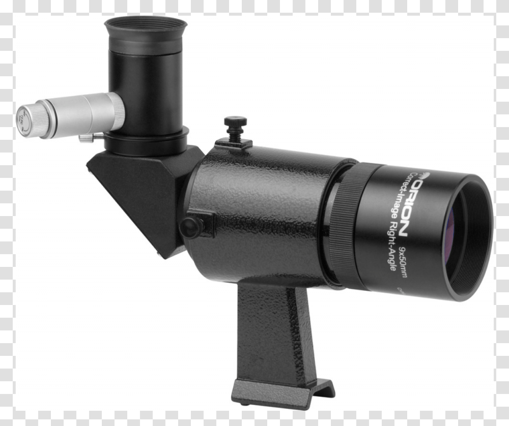 Orion 7020 9x50 Illuminated Right Angle Ci Finder Scope, Machine, Power Drill, Tool, Telescope Transparent Png