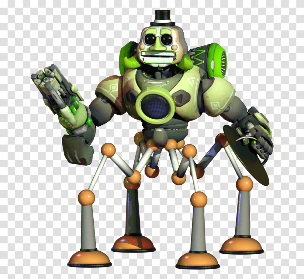 Orisa Freetoedit Music Man Fnaf 7, Toy, Robot Transparent Png