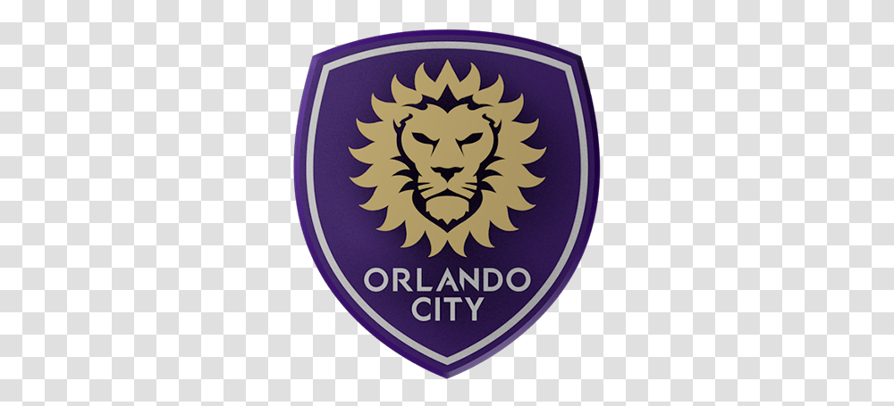 Orlando City Logo 8 Image Logo Orlando City, Symbol, Emblem, Trademark, Badge Transparent Png