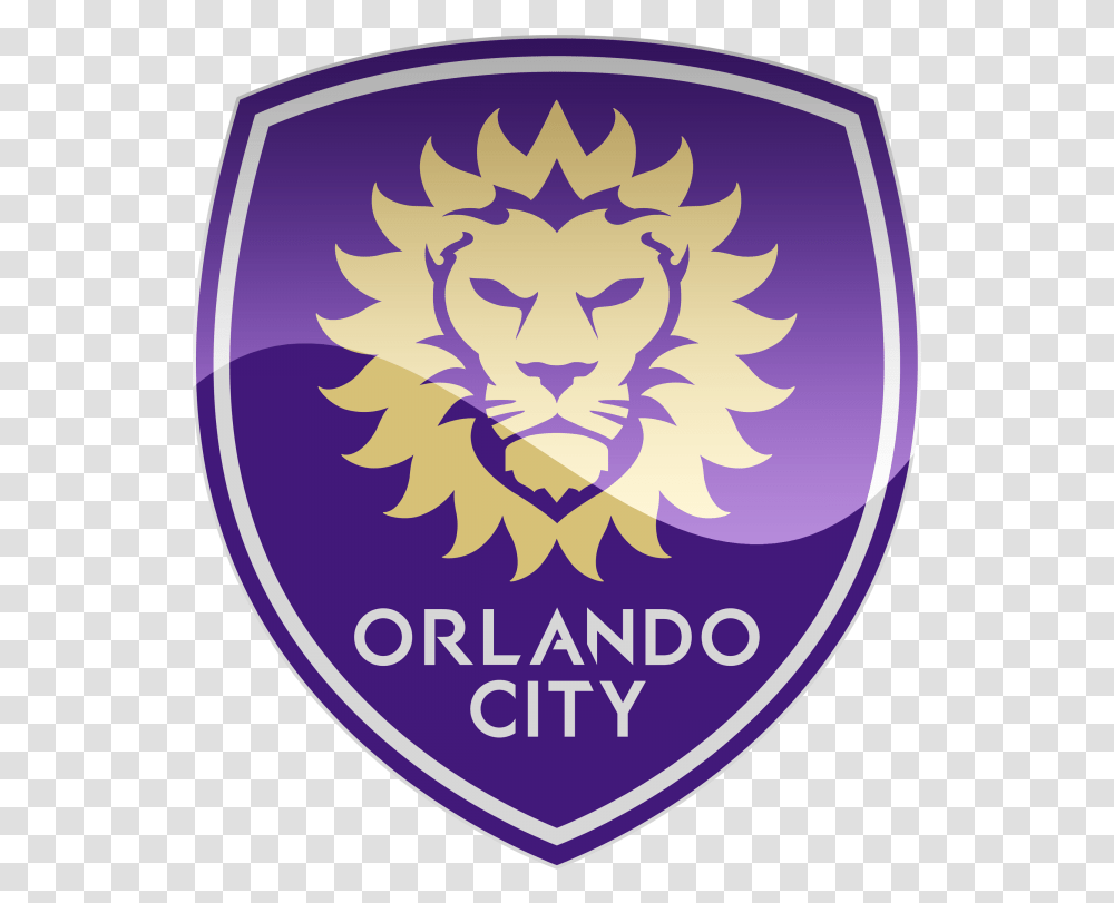 Orlando City Sc Hd Logo Logo Orlando City, Trademark, Armor, Badge Transparent Png