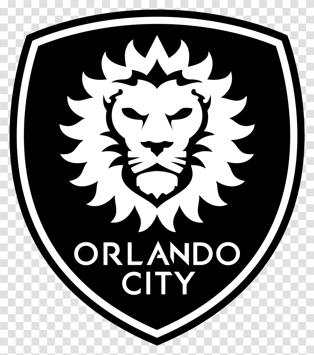 Orlando City Sc Logo Orlando City Soccer Logo, Symbol, Emblem, Trademark, Poster Transparent Png