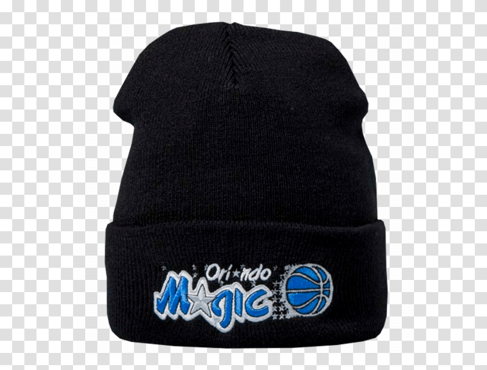 Orlando Magic Mitchell Amp Ness Team Logo Cuff Cappello Beanie, Apparel, Hat, Baseball Cap Transparent Png