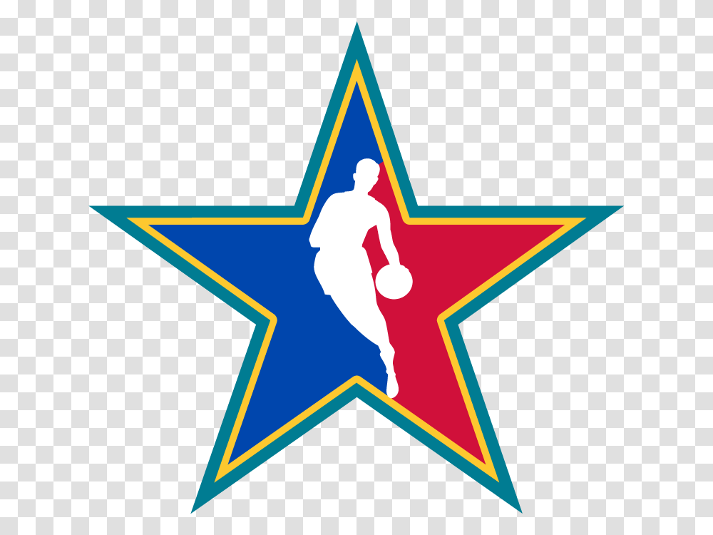 Orleans Burberry Pelicans All Star Game 2018 Nba Clipart 2014 Nba All Star Logo, Star Symbol, Person Transparent Png
