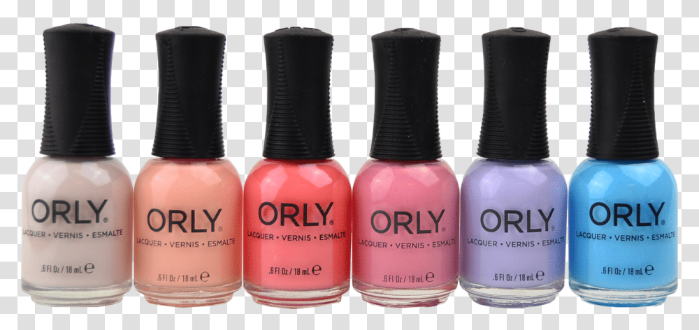 Orly 6 Pc Radical Optimism Collection Nail Polish, Cosmetics, Lipstick, Beer, Alcohol Transparent Png
