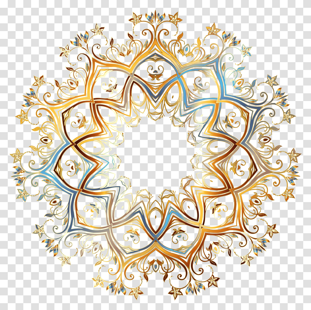 Ornament Background Islamic Ornament Gold, Pattern, Floral Design, Graphics, Art Transparent Png