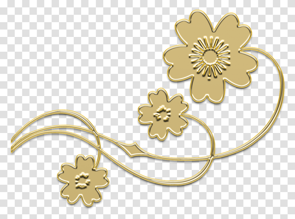 Ornament Flower Decor Free Image On Pixabay Background Golden Design, Floral Design, Pattern, Graphics, Art Transparent Png
